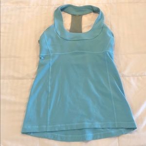 Lululemon Athletica Light Blue Sports Tank